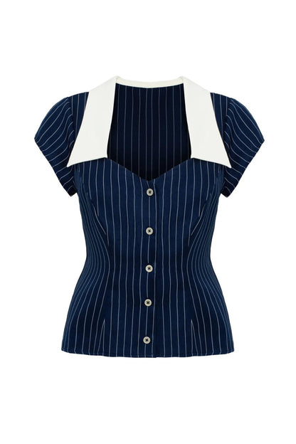 HELLBUNNY COSTELLO TOP SZ 20