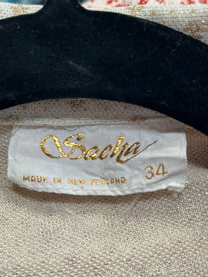 SACHA VANILLA & GOLD 70S SHIRT | 10