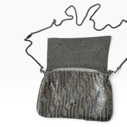 ESQUIRE FOLD & SILVER SHOULDERBAG