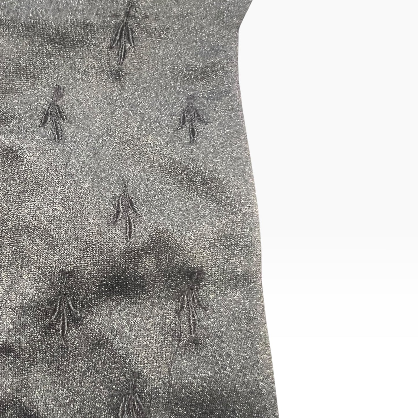BLACK EMBROIDERED GLOVES | 7