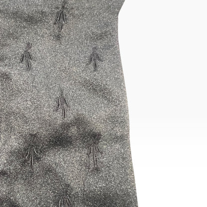 BLACK EMBROIDERED GLOVES | 7