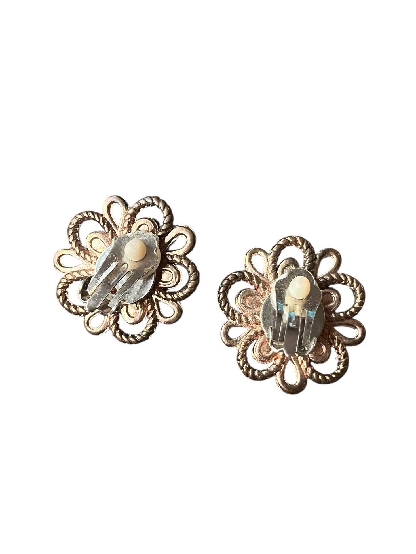 BLACK & ROSE  GOLD CLIP ONS