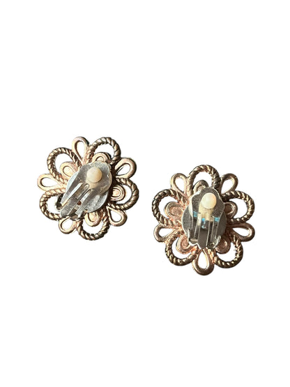 BLACK & ROSE  GOLD CLIP ONS