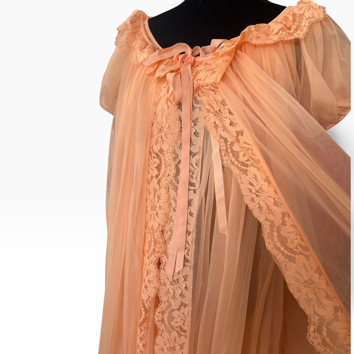 DREAMY APRICOT PEIGNOIR SET | 10/12