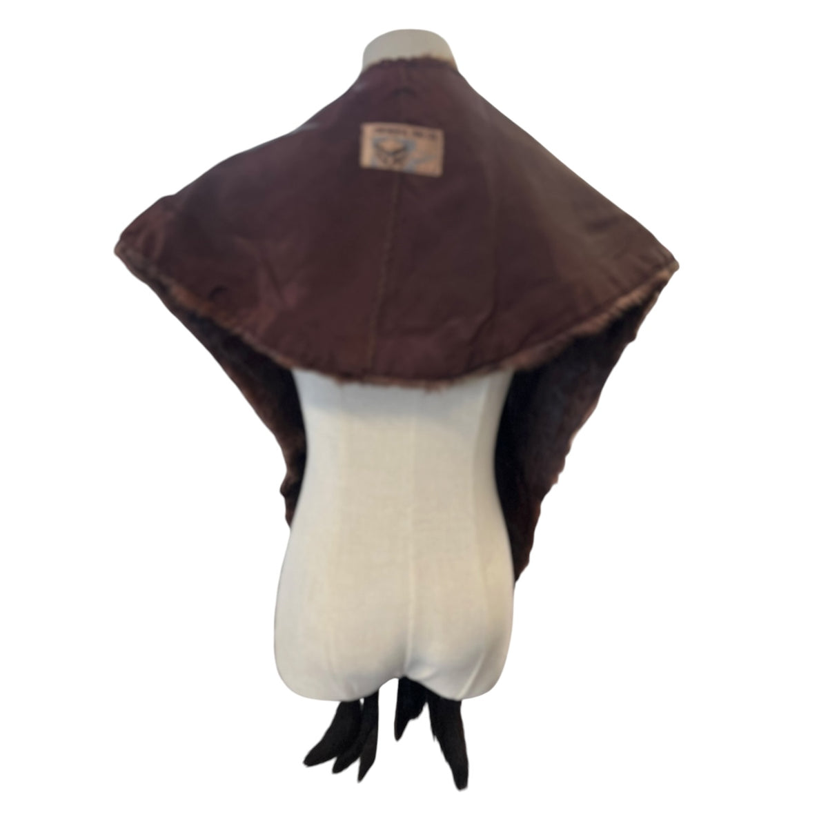 BROWN MINX FUR STOLE