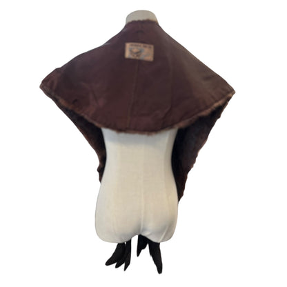 BROWN MINX FUR STOLE