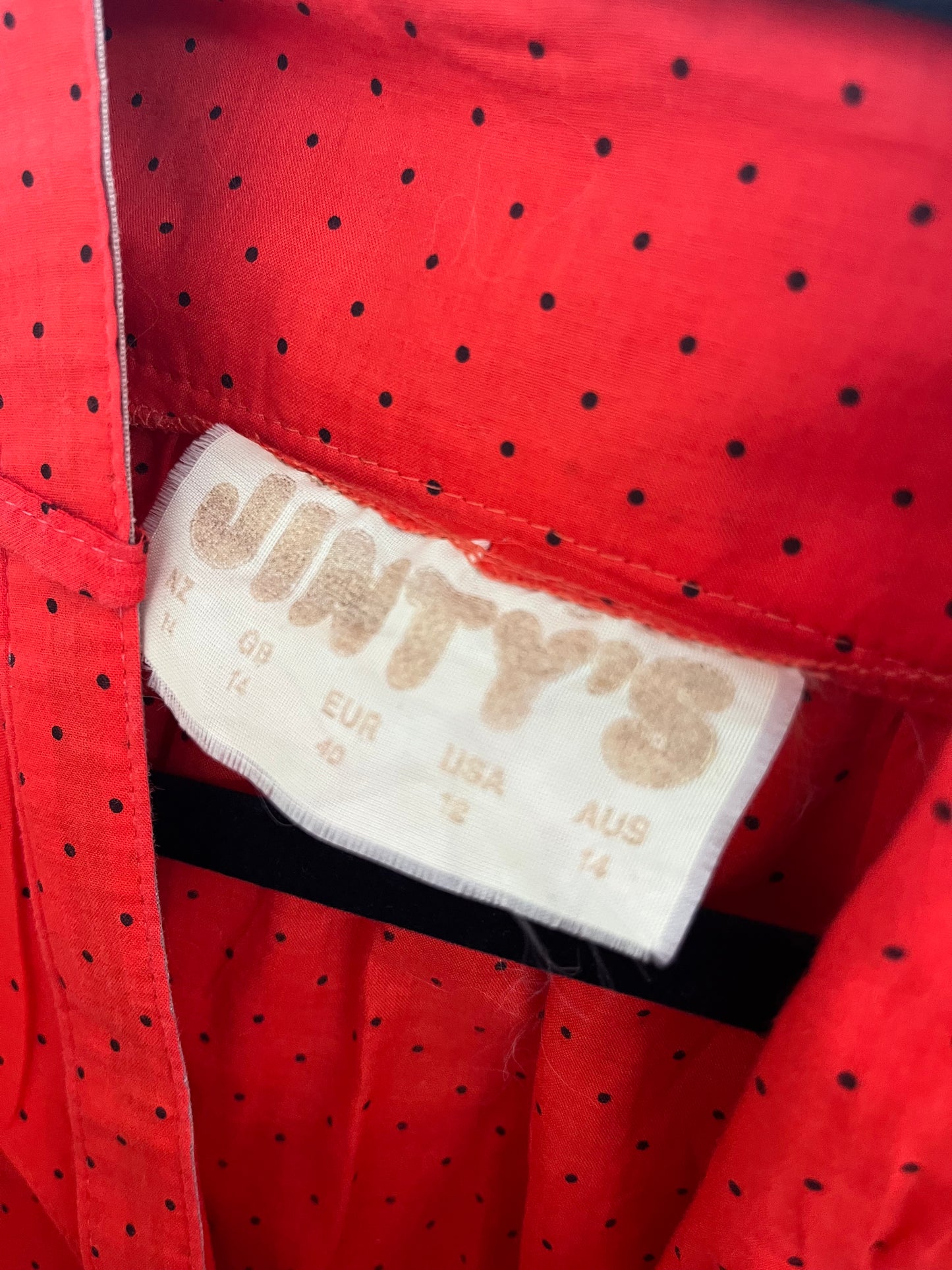 JINTYS RED POLKADOT DRESS | 12