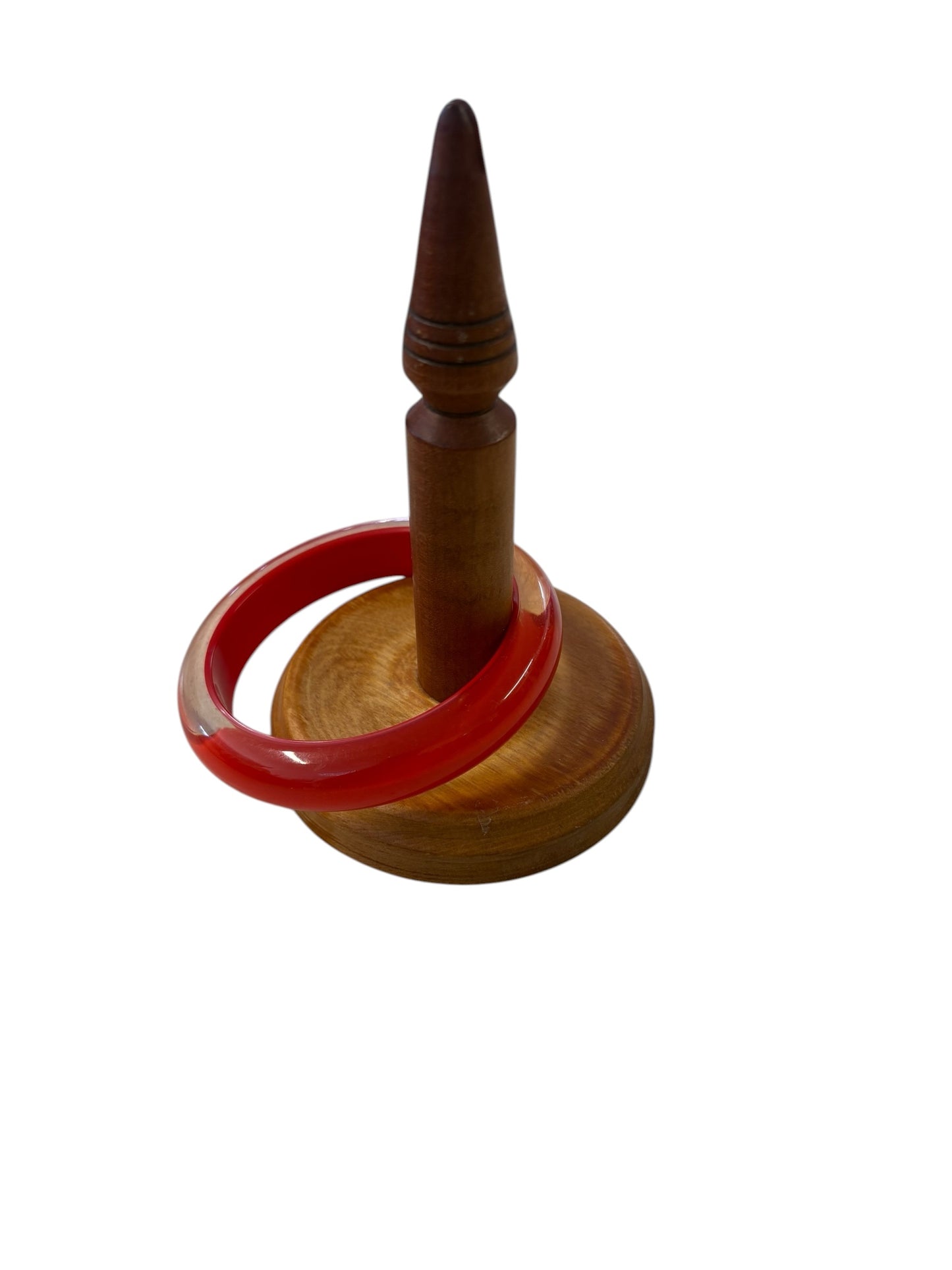 RED CLEAR BANGLE