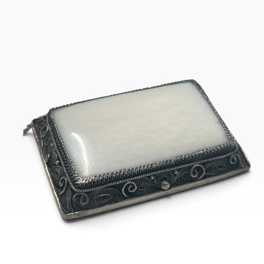 INDIAN SILVER BROOCH