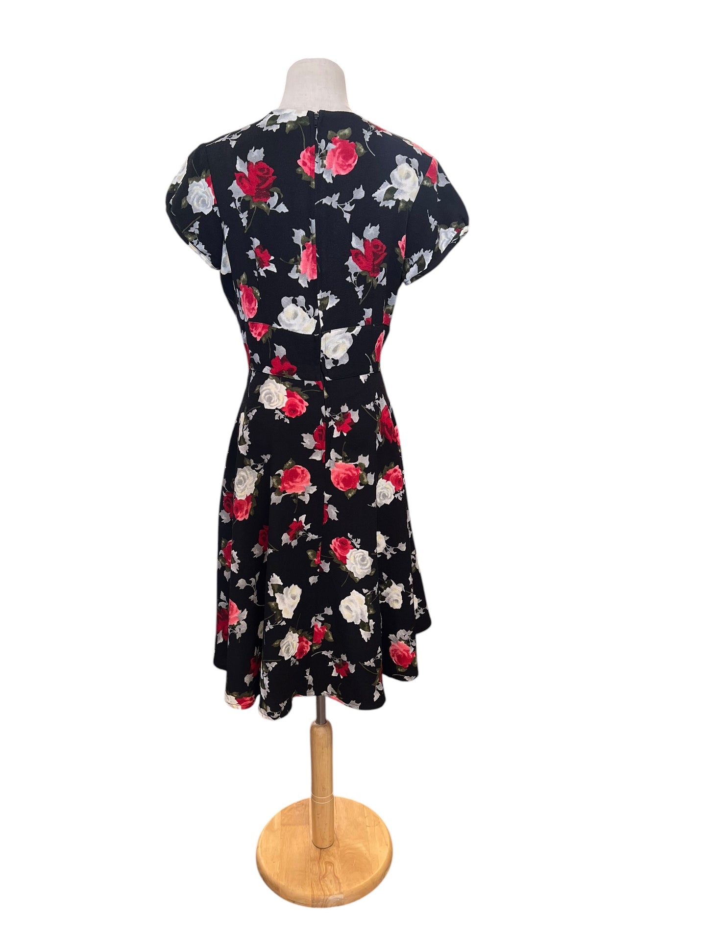 HELL BUNNY ROSES SWING DRESS | M