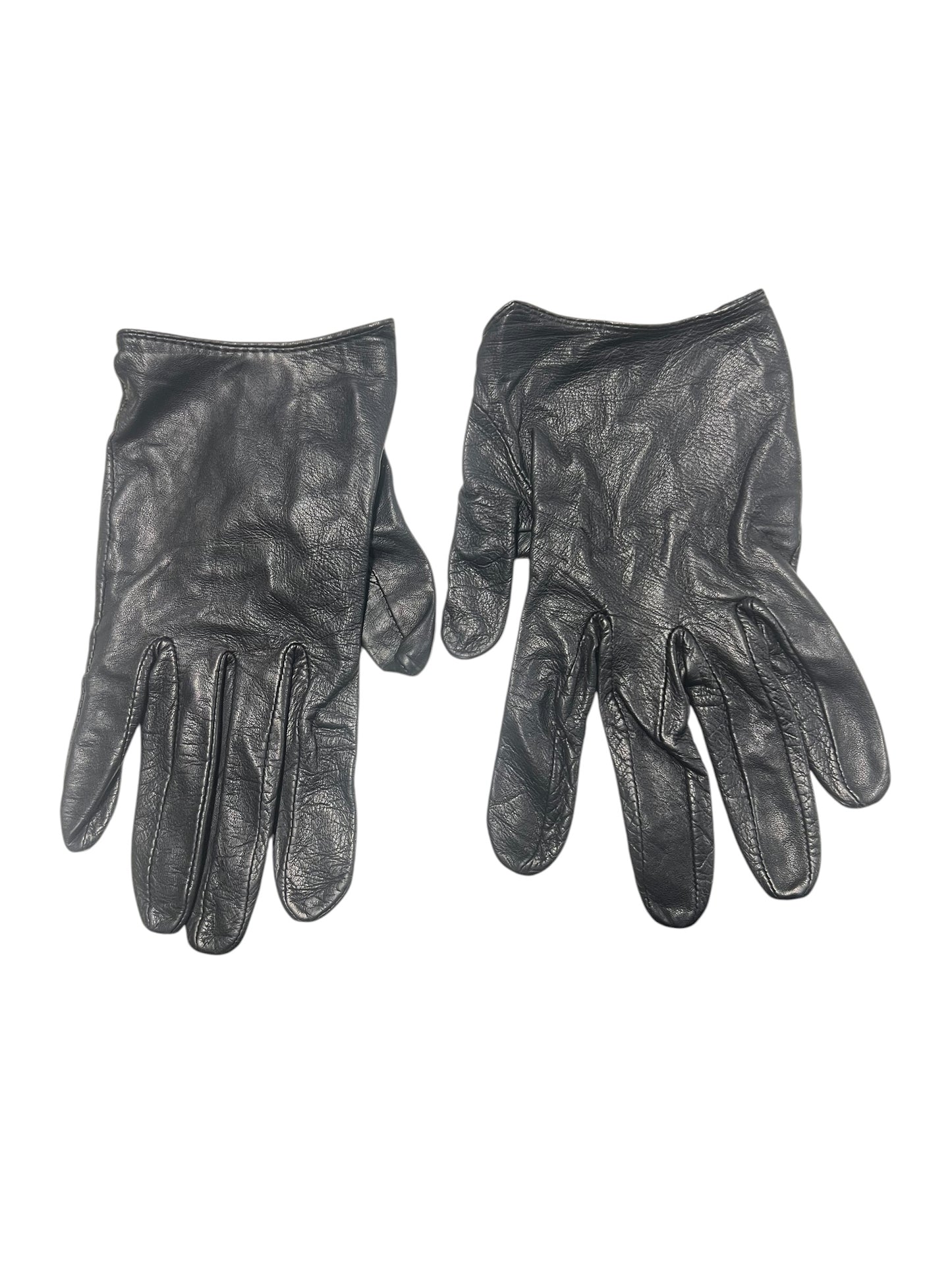 BLACK LEATHER GLOVES S/M