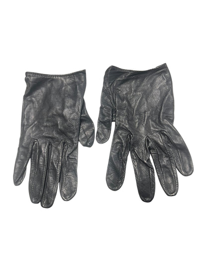 BLACK LEATHER GLOVES S/M