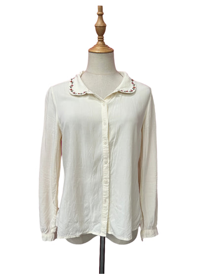 PRINCESS HIGHWAY EMBROIDERED SHIRT SZ 10