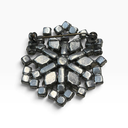MOTHER OF PEARL SNOWFLAKE BROOCH