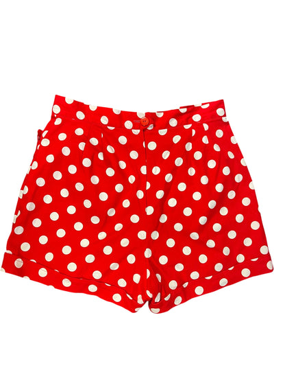 VIVIAN H RED POLKA DOT SHORTS | 18