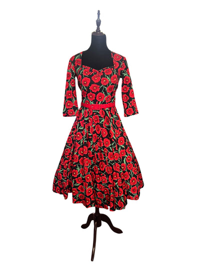 HELLBUNNY POPPY DRESS | XS