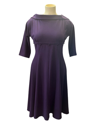 LINDY BOP AUBERGINE DRESS | 18