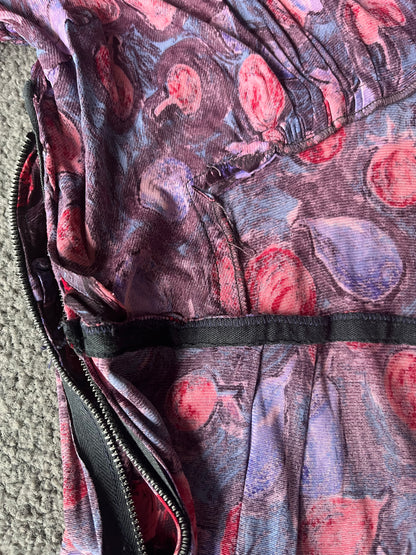 1940s WOUNDED BIRD DRESS| 8