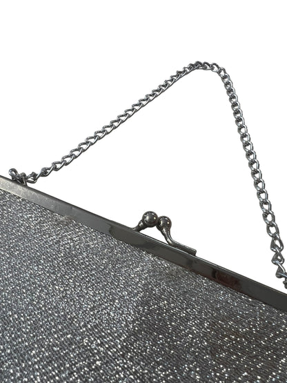 SILVER METALLIC HANDBAG