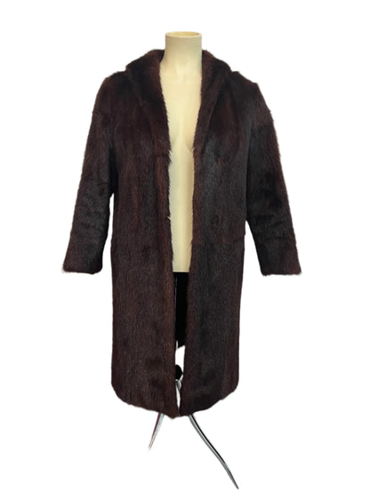 RICH BROWN BEAVER COAT