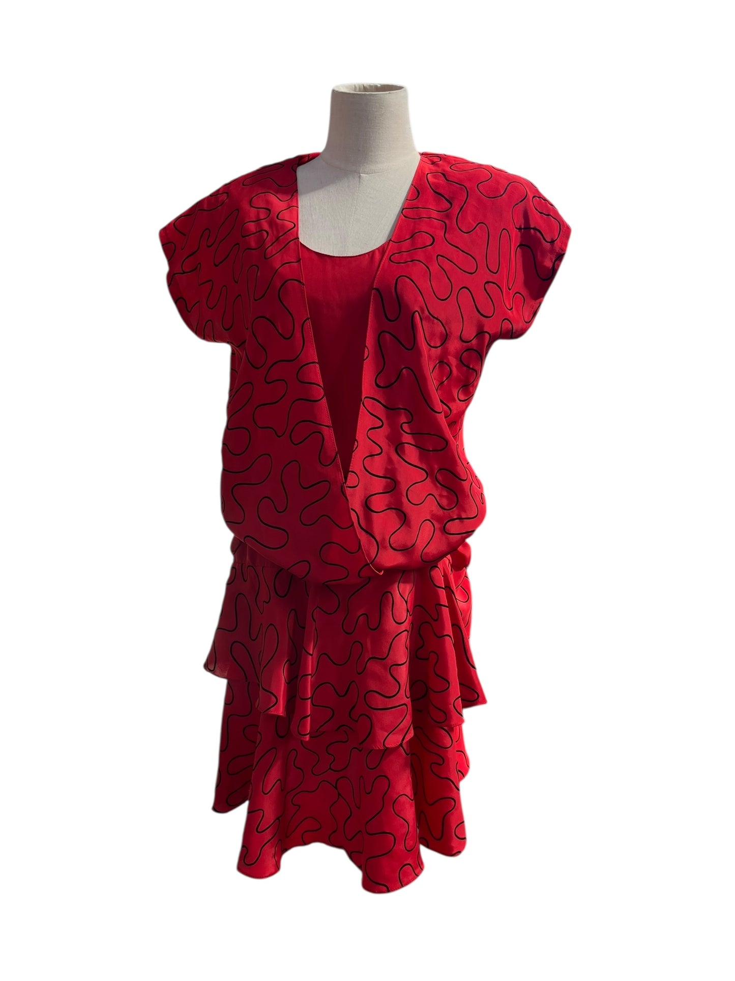 ARC RED PARTY DRESS | 10