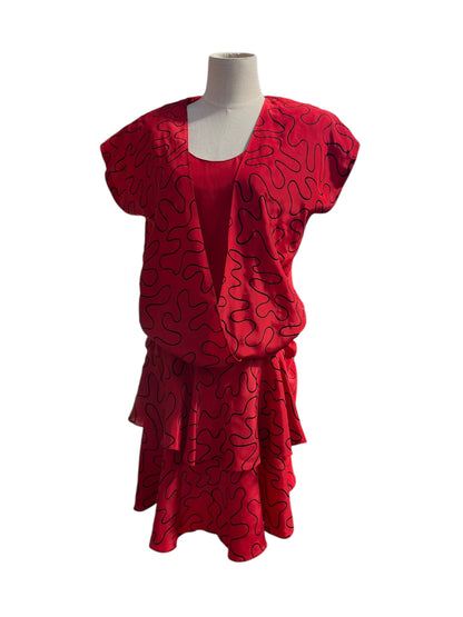 ARC RED PARTY DRESS | 10