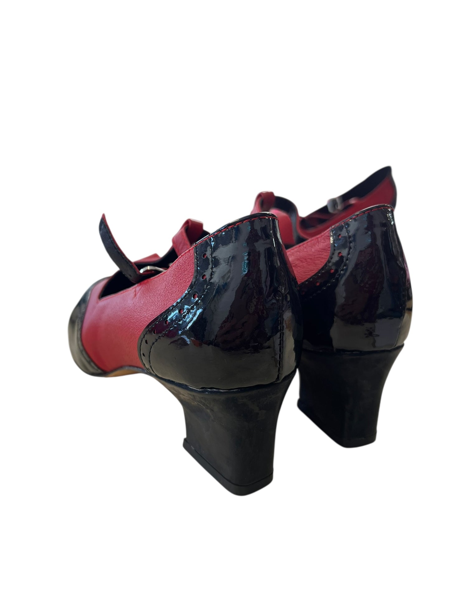 MY JUJU RED & BLACK SHOES | 42