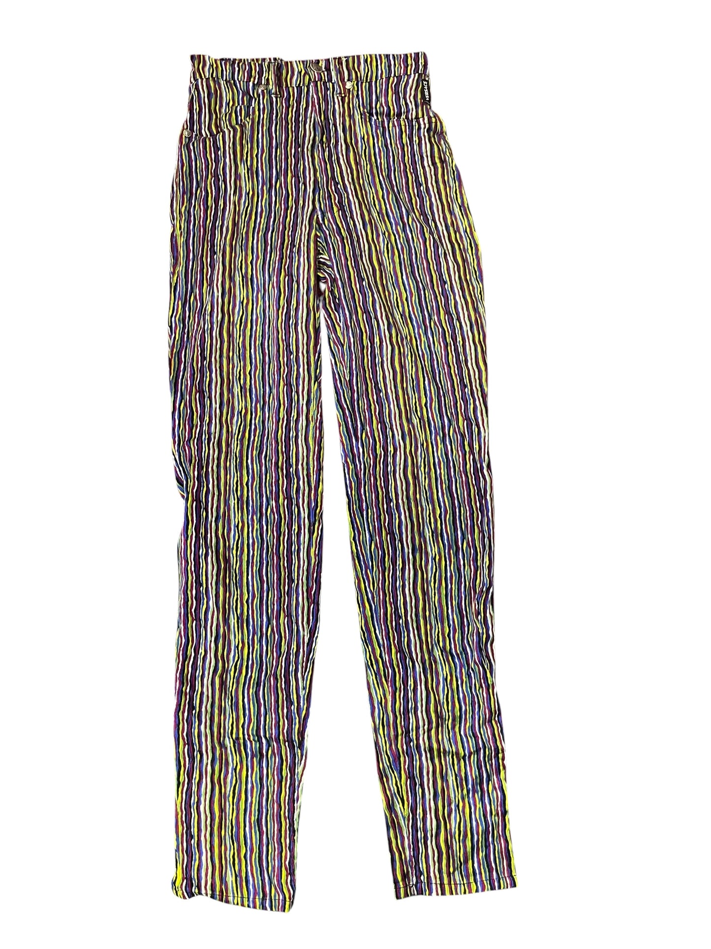 VERSACE STRIPED PANTS | 29