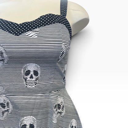 SAR CIE SKULL STRIPE DRESS | 14