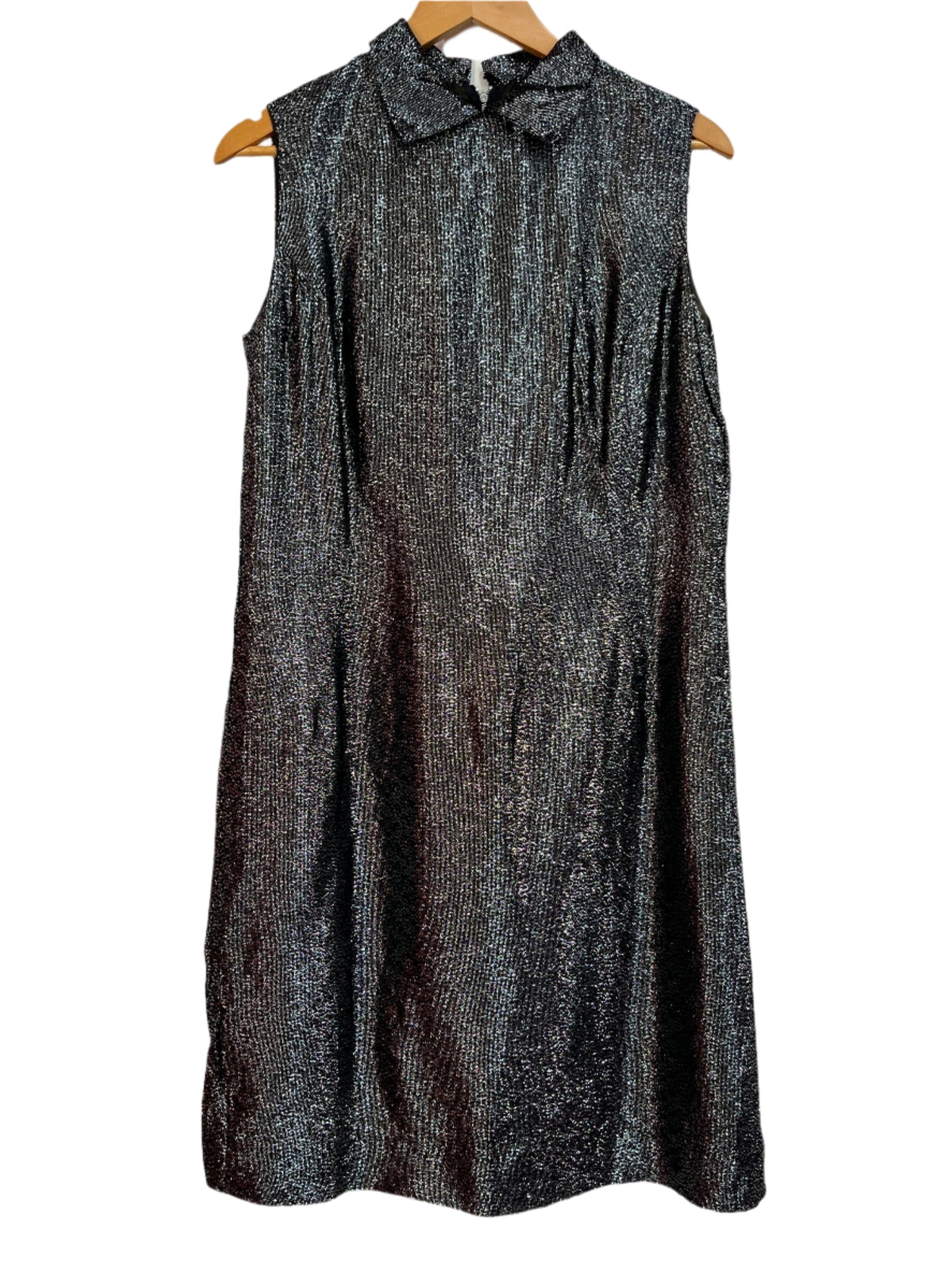 DEVONSHIRE LADY  - SILVER MOD DRESS sz 12