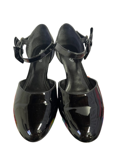 SUGARPOP BLACK KITTEN HEELS | 9