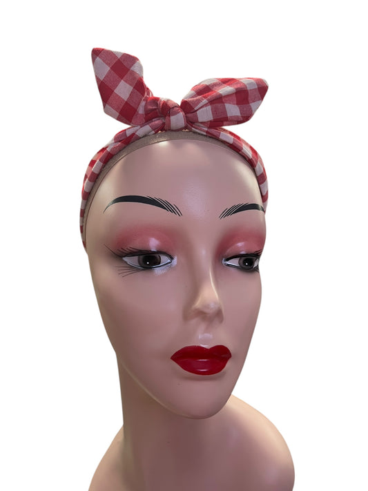 GINGHAM HAIR BAND