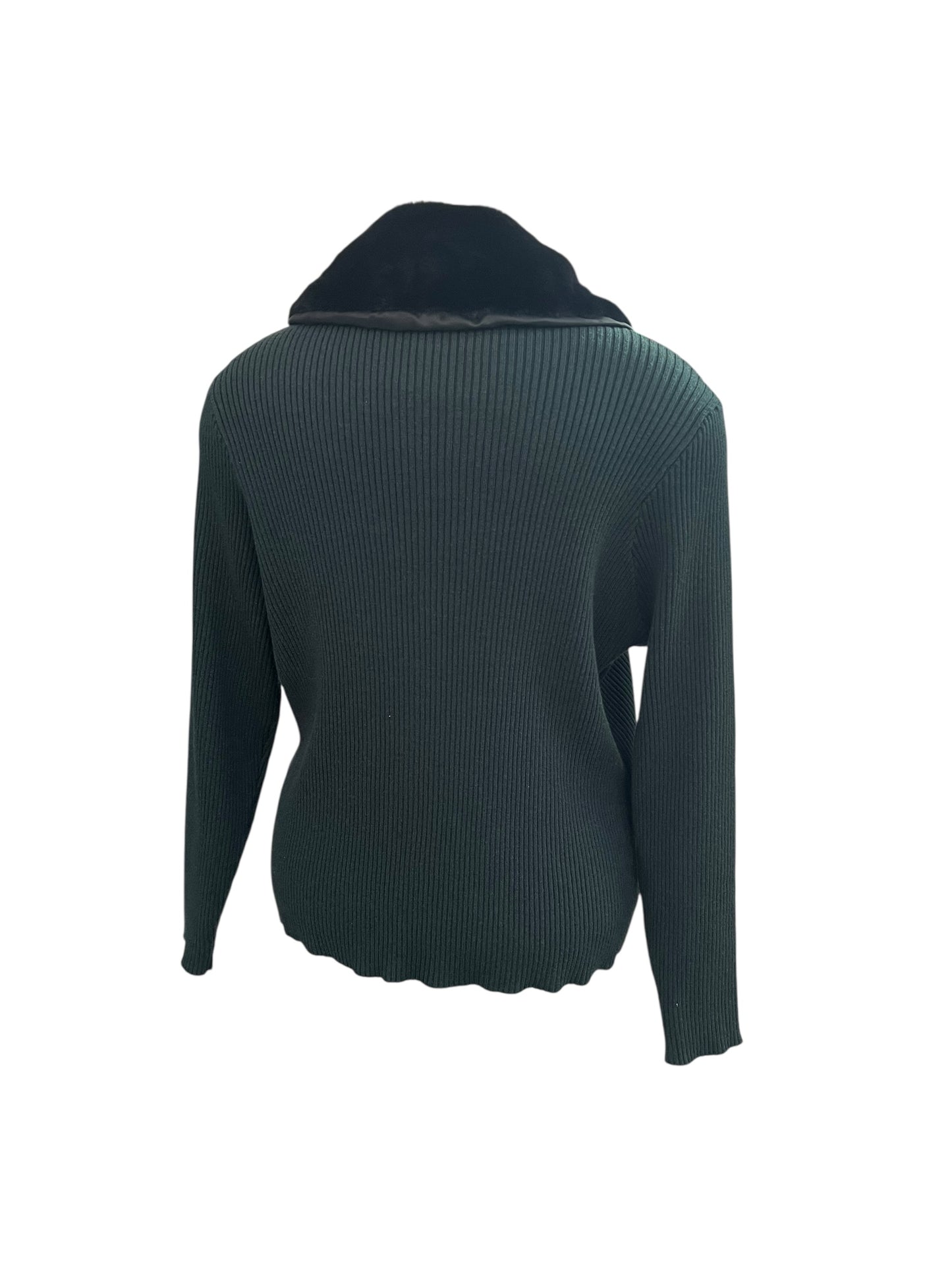COCOPELLE GREEN CARDIGAN | 2XL