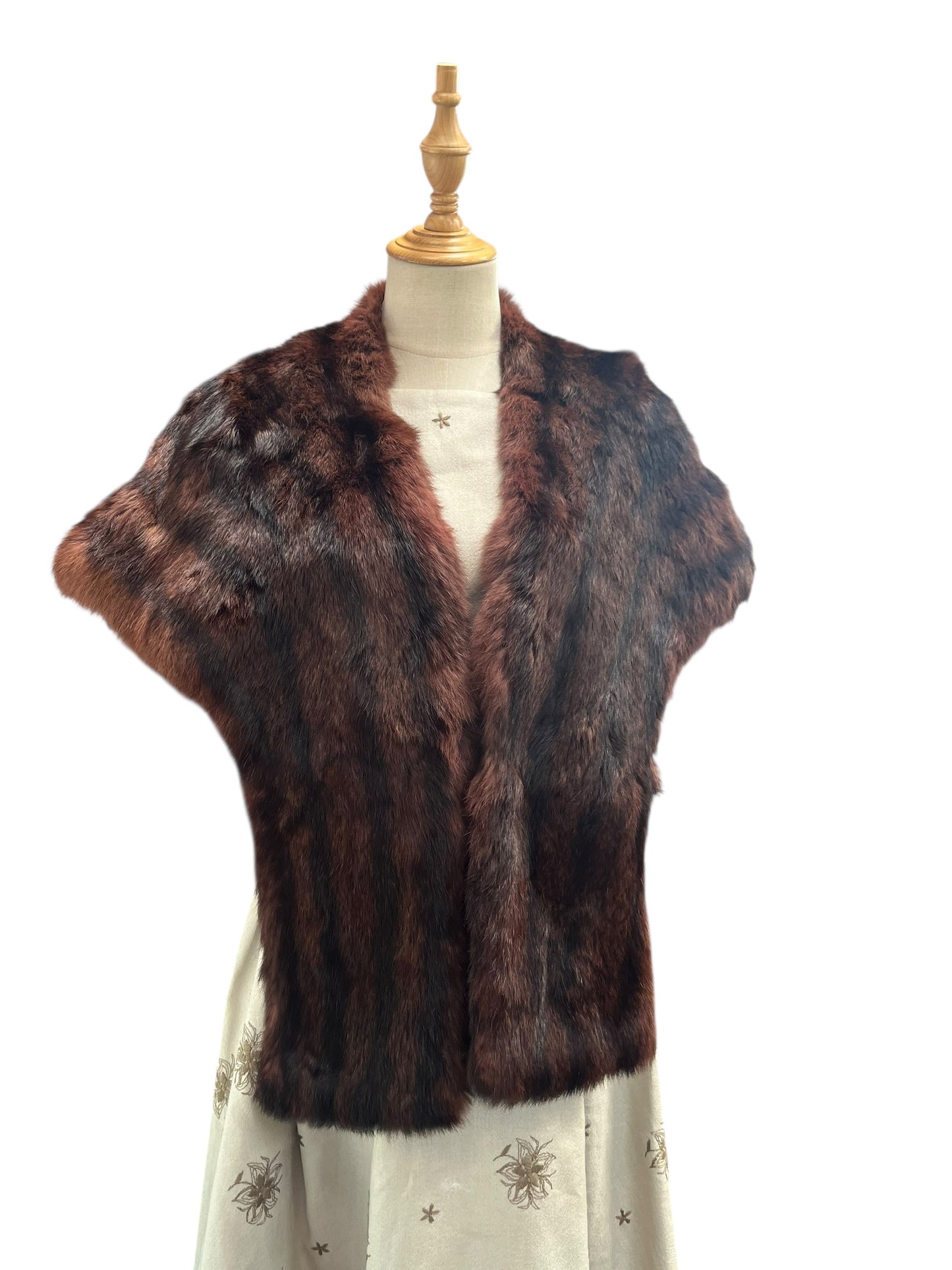 REDDY BROWN FUR STOLE DUNEDIN