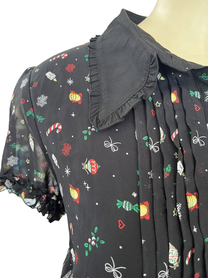 HELL BUNNY FESTIVE DRESS | 3XL