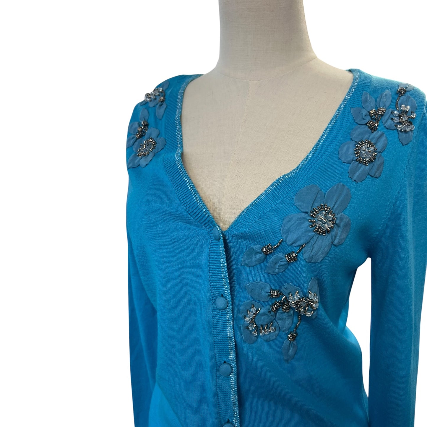 GABRIELLA SILK BLEND CARDIGAN | S