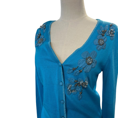 GABRIELLA SILK BLEND CARDIGAN | S