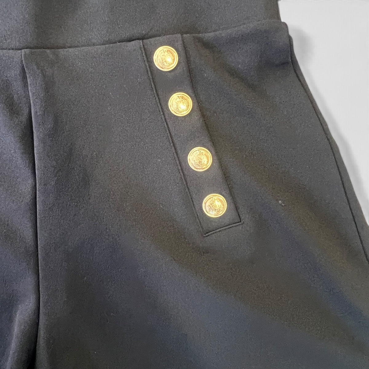 BLACK NAUTICAL SHORTS | M