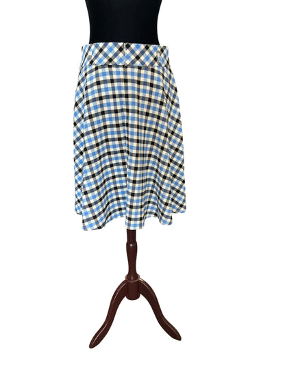 REVIEW BLUE CHECK SKIRT | 10