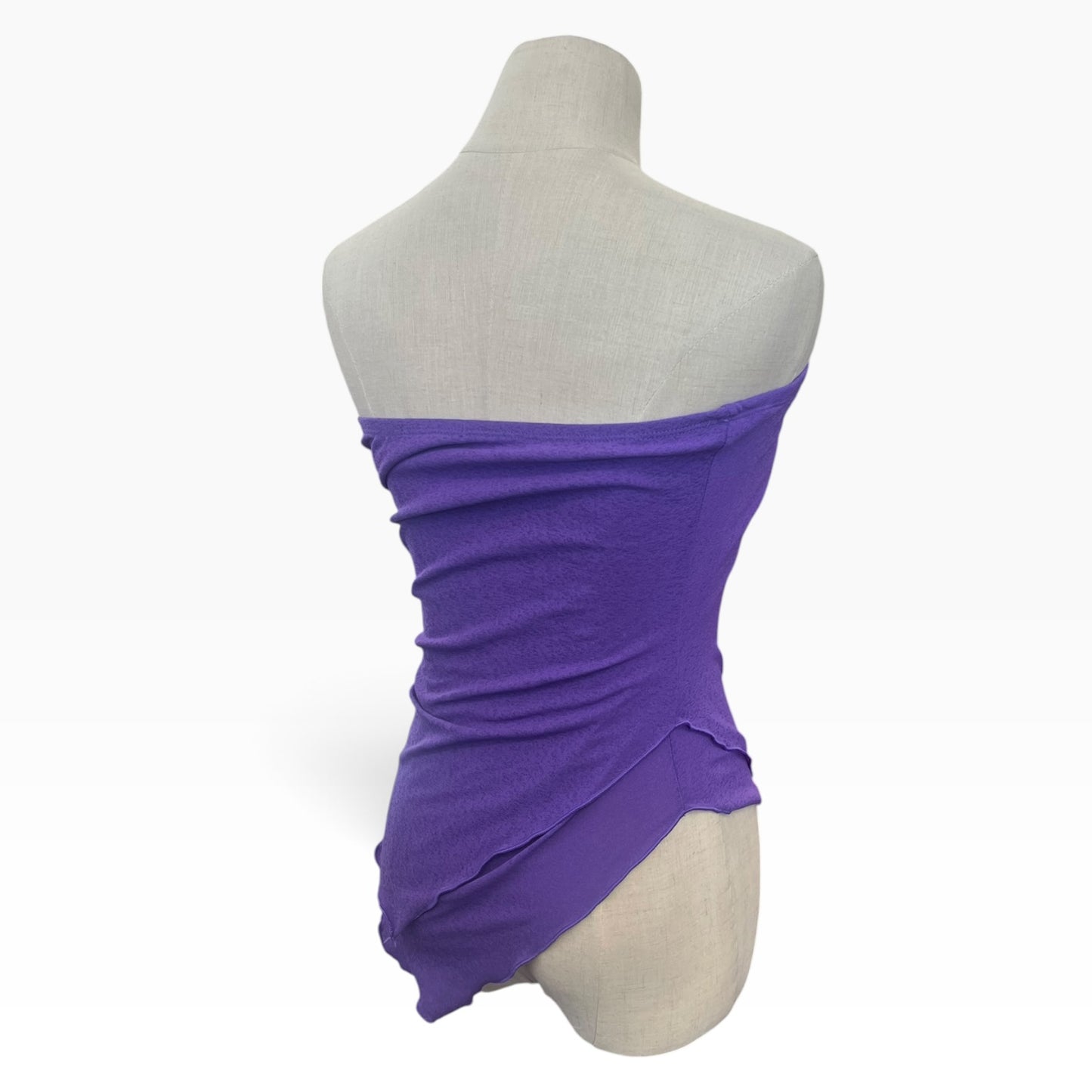 SUPRE PURPLE STRAPLESS TOP | 8/10