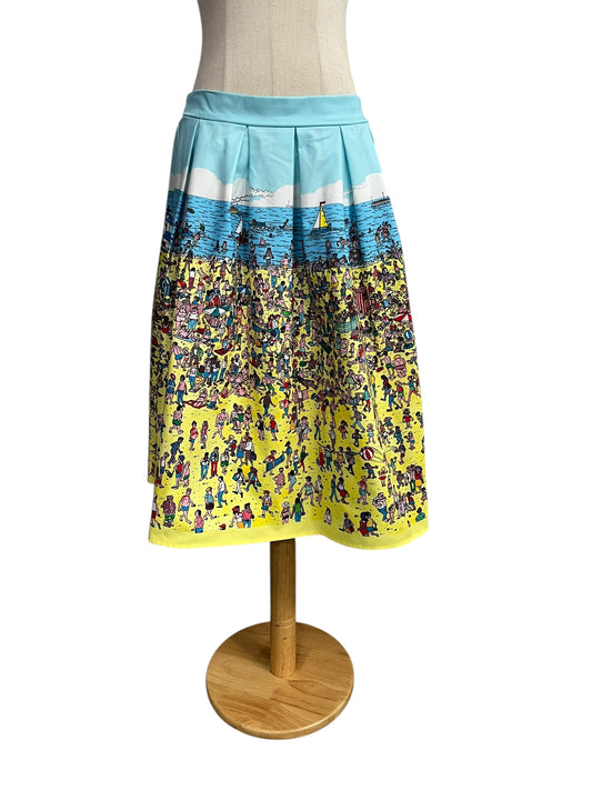 UNIQUE VINTAGE WHERE WALLY SKIRT | M/12