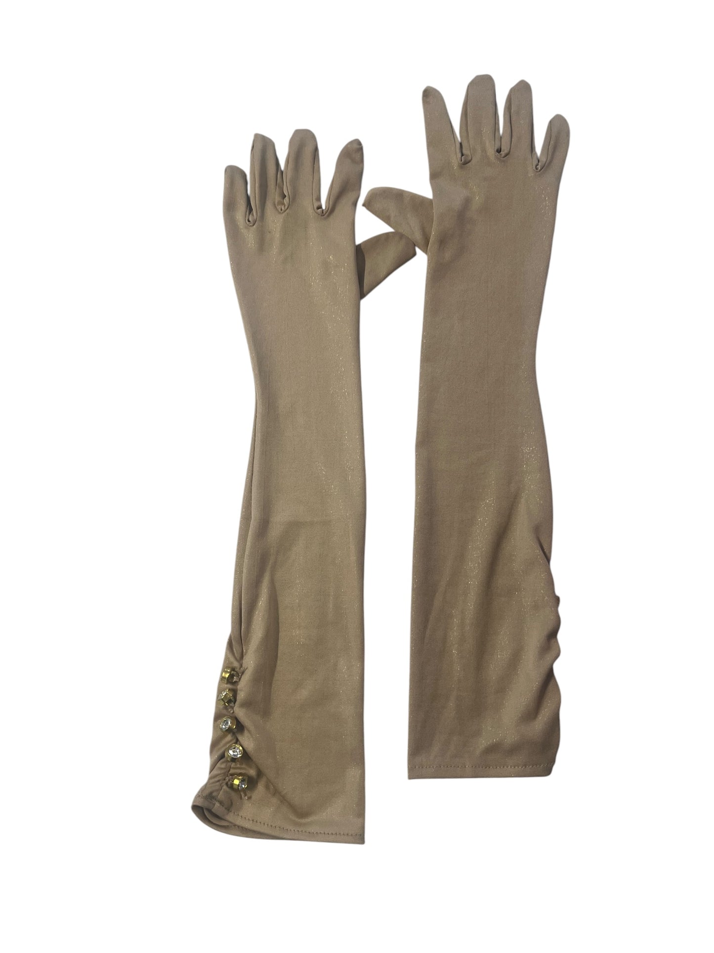 LONG GOLD GLOVES