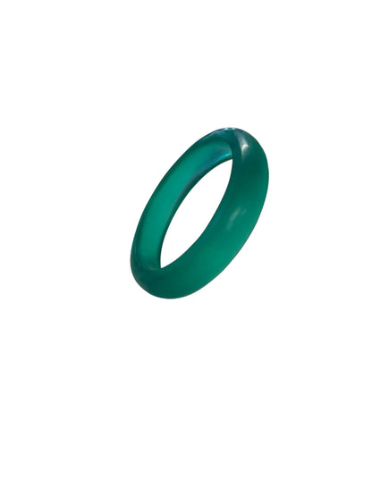 FROSTED TEAL BANGLE