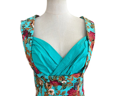 LINDY BOP BLUE FLORAL DRESS | 18