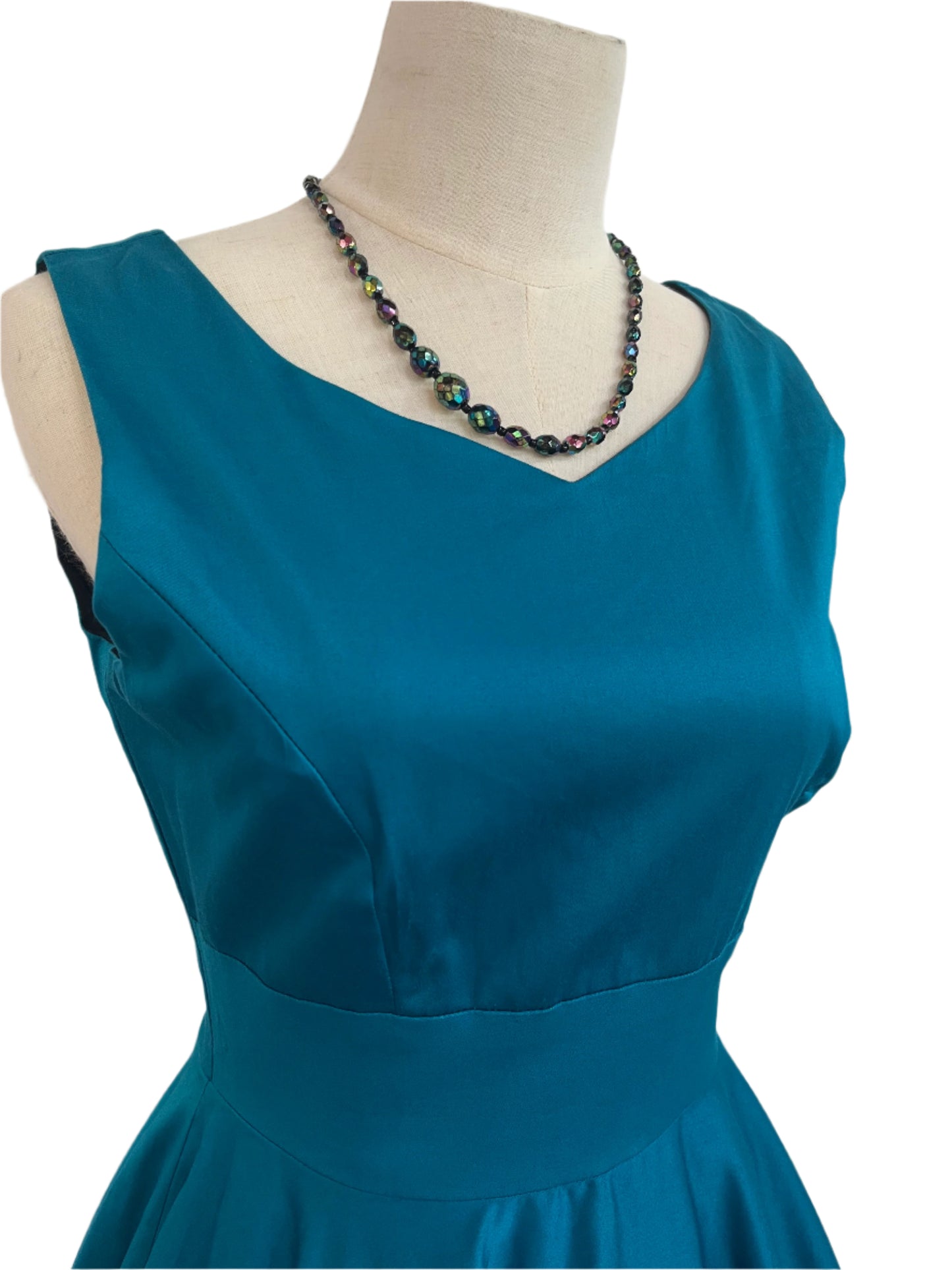 VANESSA KELLY SAPPHIRE MALTIDA DRESS SZ 10