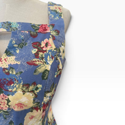 WHISPERING IVY BLUE SHIFT DRESS | 14