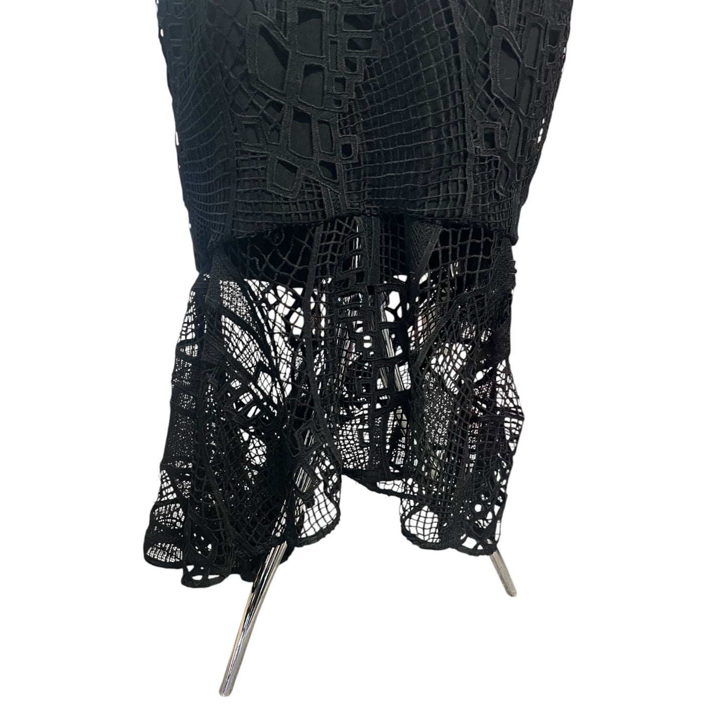 CITY CHIC BLACK LACE GOWN | S/18