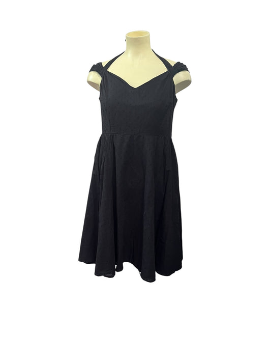 HELLBUNNY VIXEN BLACK DRESS SZ 2XL