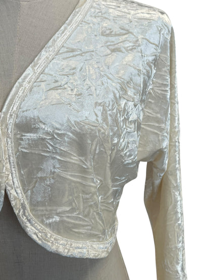 CIRCLE WORKS VELVET BOLERO | M