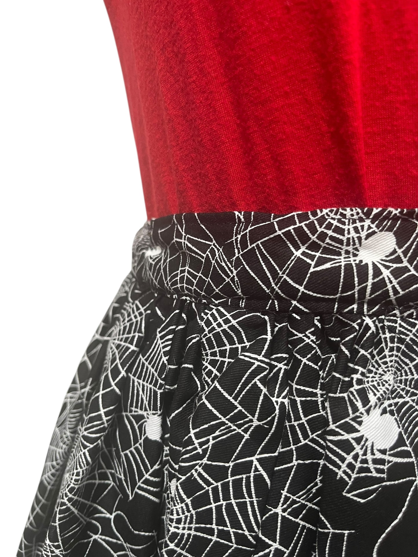 BLACK SPIDERWEB SKIRT  | 20